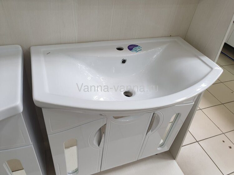 Мебель для ванной Francesca Инфинити 80 комплект, напольный, белый