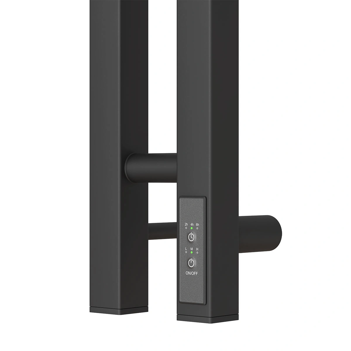 Полотенцесушитель электрический APEXTERMO Sirius SR10121BM 1200x80 с крючками, черный матовый от магазина Vanna-Vanna.ru!