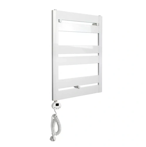 Полотенцесушитель электрический Domoterm Афина П6 500х700 EL левый, белый матовый