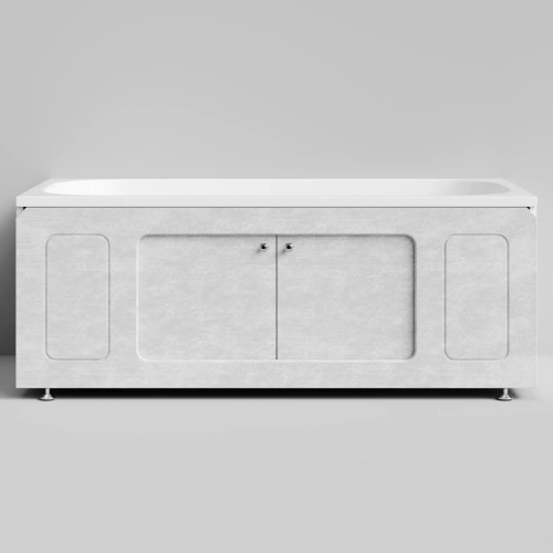 Экран под ванну Vod-ok Лидер 150 раздвижной Белый камен от магазина Vanna-Vanna.ru!