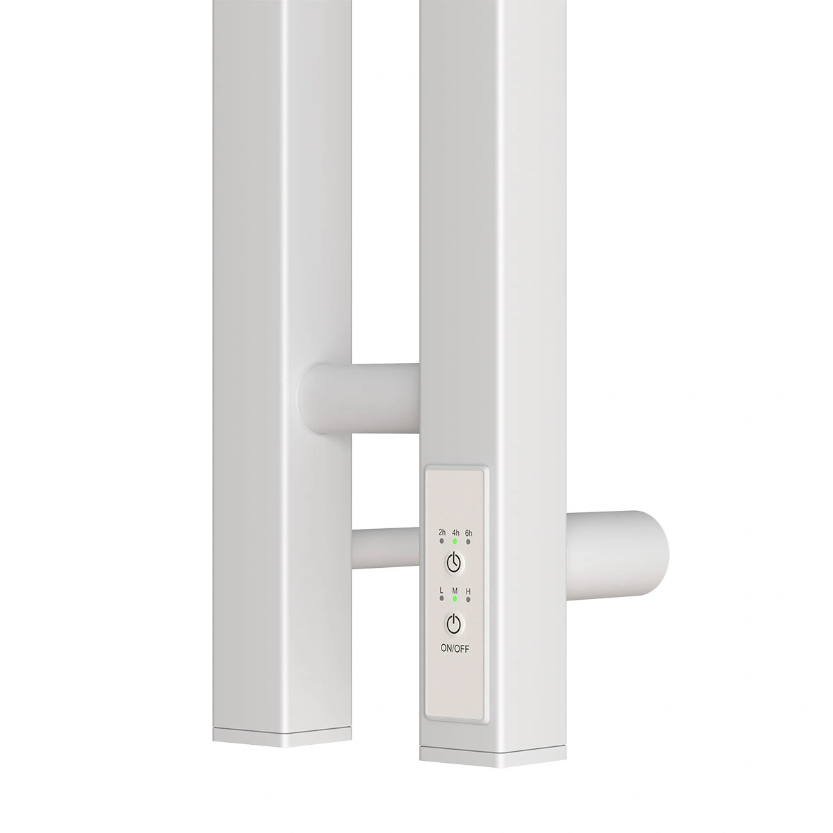 Полотенцесушитель электрический APEXTERMO Sirius SR10111WM 1100x80 с крючками, белый матовый от магазина Vanna-Vanna.ru!