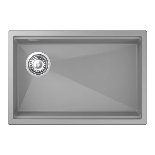Кухонная мойка Rivelato LINO LN-654-L серый металлик