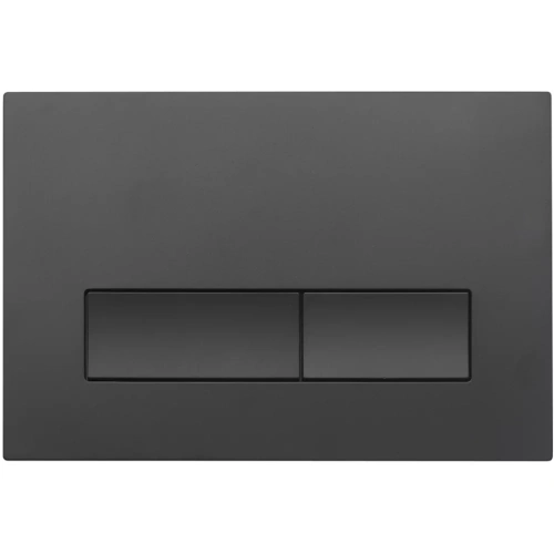 Кнопка смыва Veconi FLUSH V1, FLV1-B, 240х162х9, пластик, черный матовый от магазина Vanna-Vanna.ru!