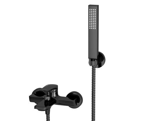 Смеситель для ванны WasserKraft Glan 6601 черный глянец