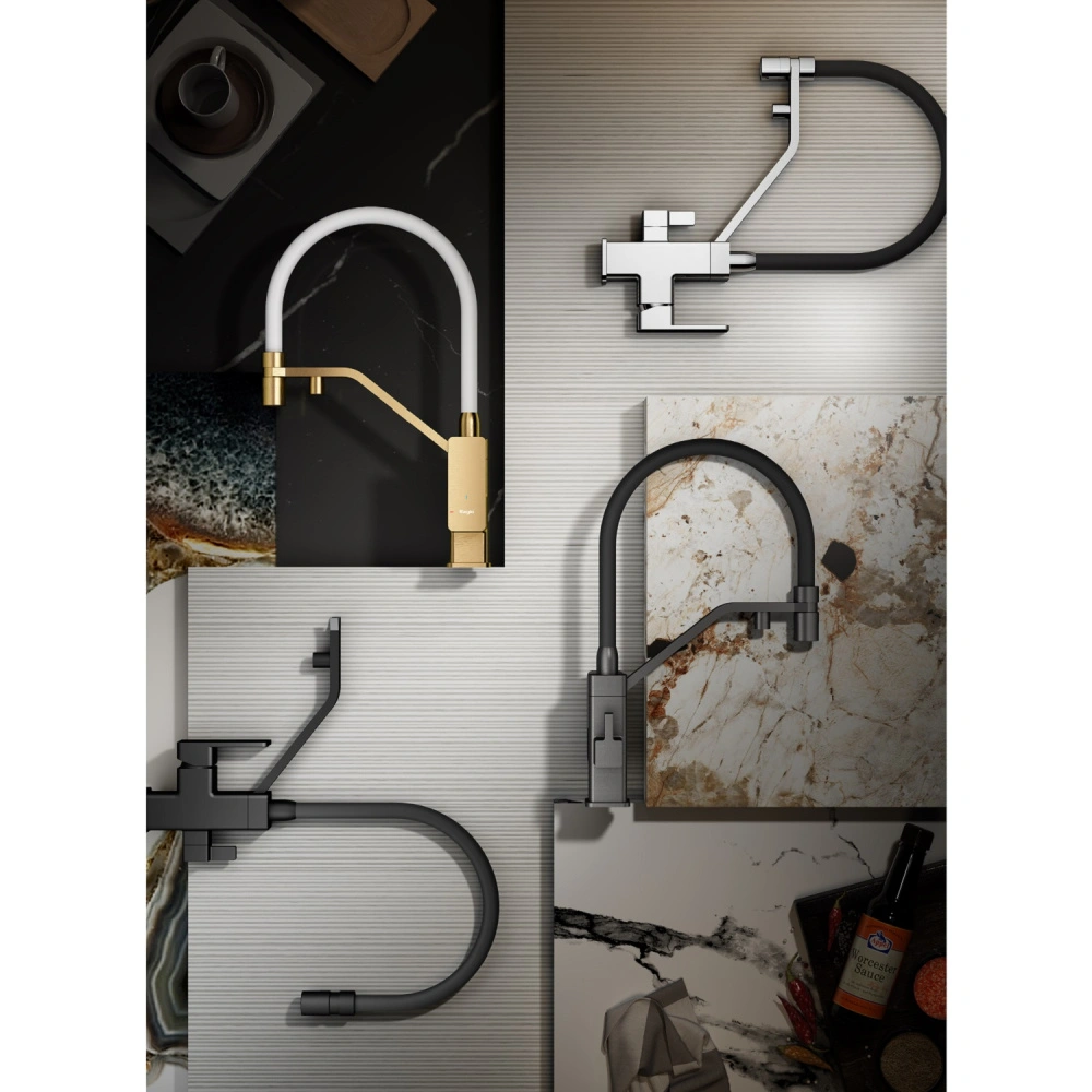 Смеситель для кухни с подключением фильтра Raglo R85.62.09, графит от магазина Vanna-Vanna.ru!