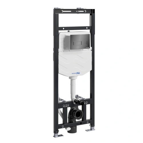 Инсталляция WasserKraft Alme 15TLT.010.ME.PB03 для подвесного унитаза, с кнопкой от магазина Vanna-Vanna.ru!