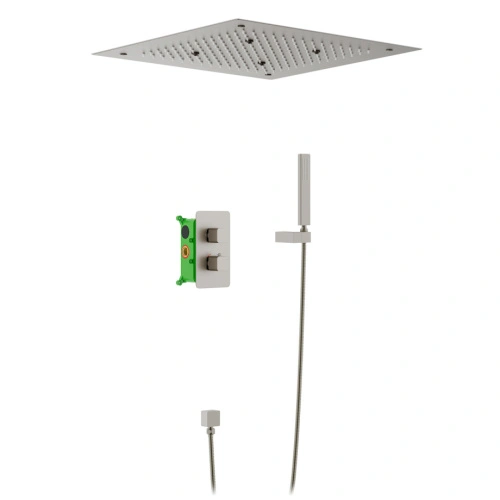 Душевая система встроенная с термостатом Timo Petruma SX-5029/13SM никель от магазина Vanna-Vanna.ru!