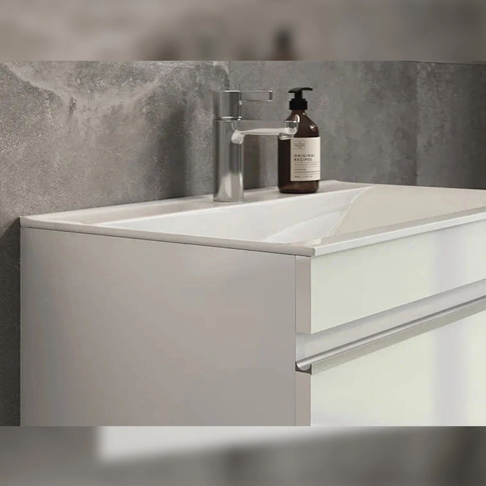 Тумба с раковиной подвесная Velvex Pulsus tp.PUL.PUL.70.1Y белый глянец, 70 см от магазина Vanna-Vanna.ru!