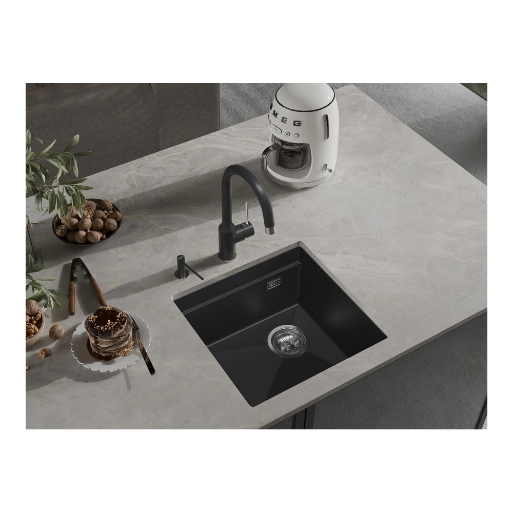 Кухонная мойка Rivelato LINO LN-454-R, антрацит от магазина Vanna-Vanna.ru!