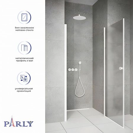 Душевая дверь в нишу PARLY DE80F (80x185)