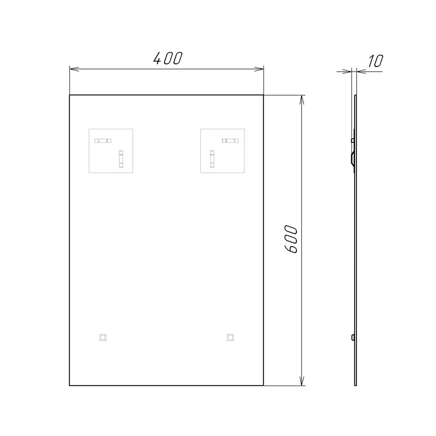 Зеркало Comforty Альба 40x60 от магазина Vanna-Vanna.ru!