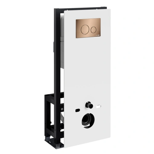 Инсталляция WasserKraft Glan 66TLT.010.ME.WH.RG02 для подвесного унитаза, с кнопкой от магазина Vanna-Vanna.ru!