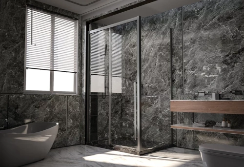 Душевой угол Veconi Premium Trento PTC-SP-30GR, 1500х800x2000, брашированный графит, стекло прозрачное