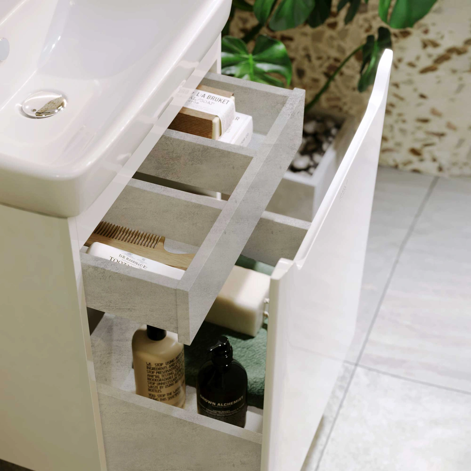 Мебель для ванной Alavann Lana 50 комплект, подвесной, белый от магазина Vanna-Vanna.ru!