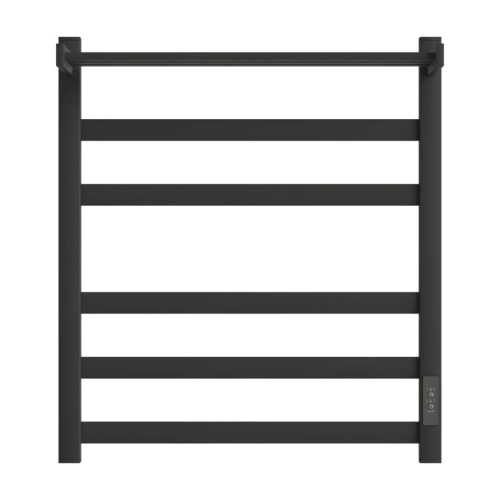 Полотенцесушитель электрический APEXTERMO Terra TR01165BM 600x500 с полкой, черный матовый от магазина Vanna-Vanna.ru!