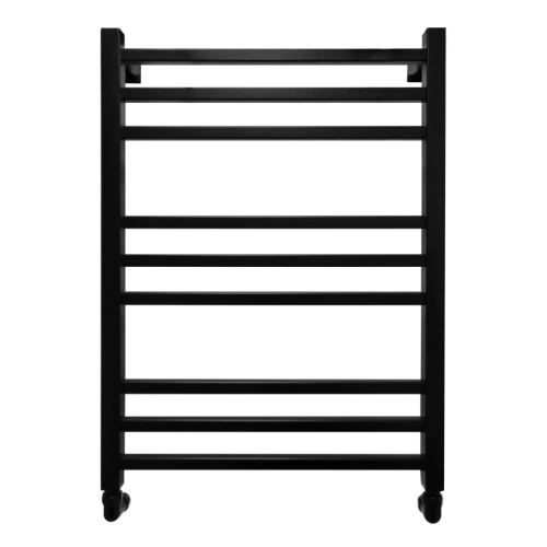 Полотенцесушитель водяной Energy Techno 800x500черный матовый, лесенка, квадратный профиль, окрашенная нержавеющая сталь от магазина Vanna-Vanna.ru!