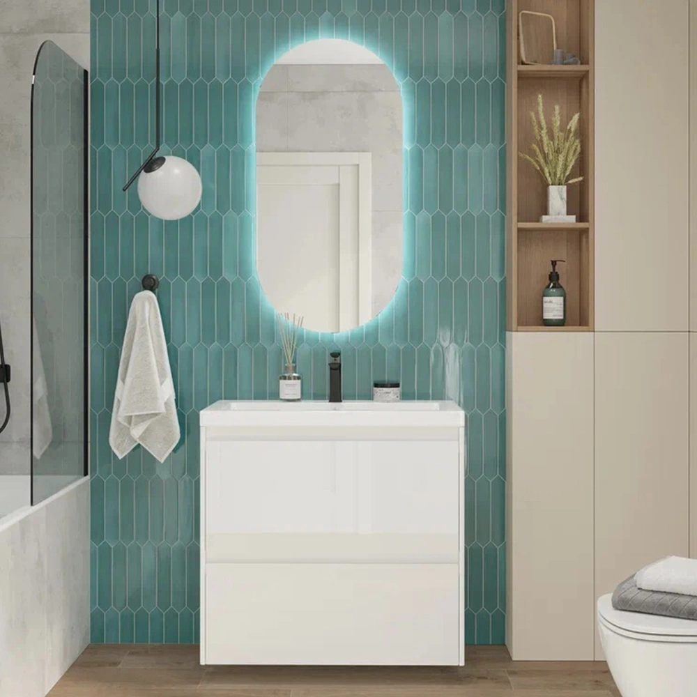 Тумба с раковиной подвесная Velvex Klaufs tp.KLA.COM.80.2Y, 80 см от магазина Vanna-Vanna.ru!