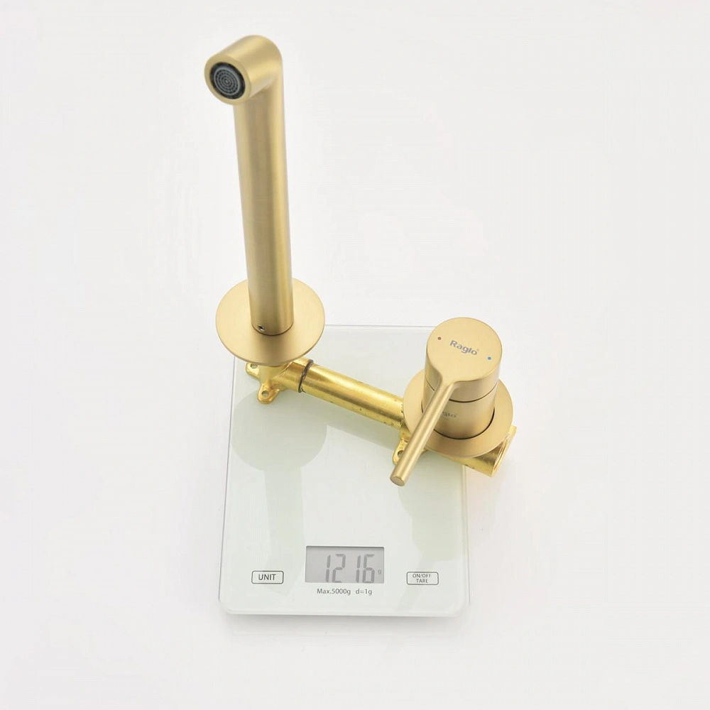 Смеситель для раковины Raglo R20.11.03, золотой сатин от магазина Vanna-Vanna.ru!