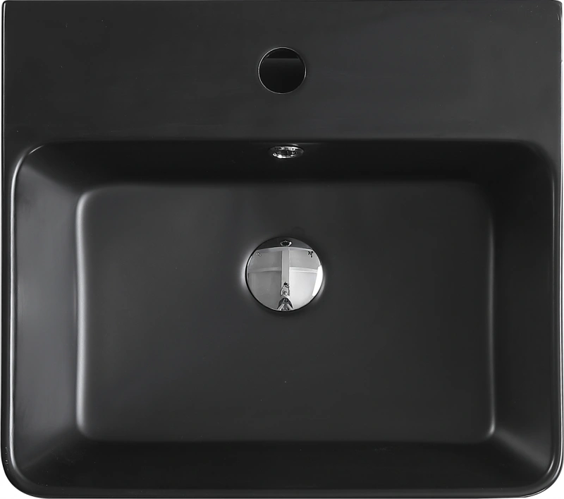 Раковина накладная Esbano CIRCON-46 (matt black) 460x420x155 от магазина Vanna-Vanna.ru!
