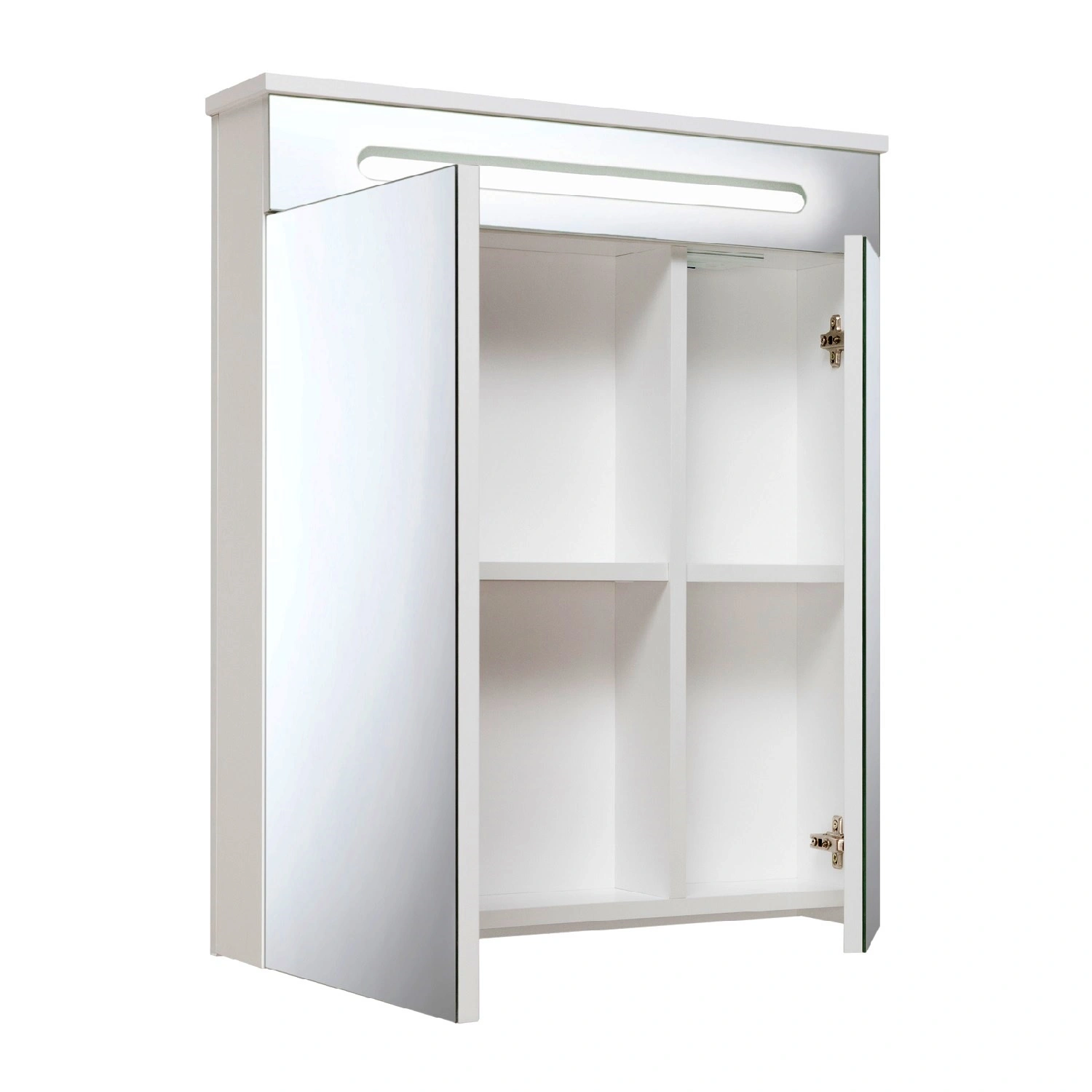 Зеркало-шкаф Runo Парма 60 белый