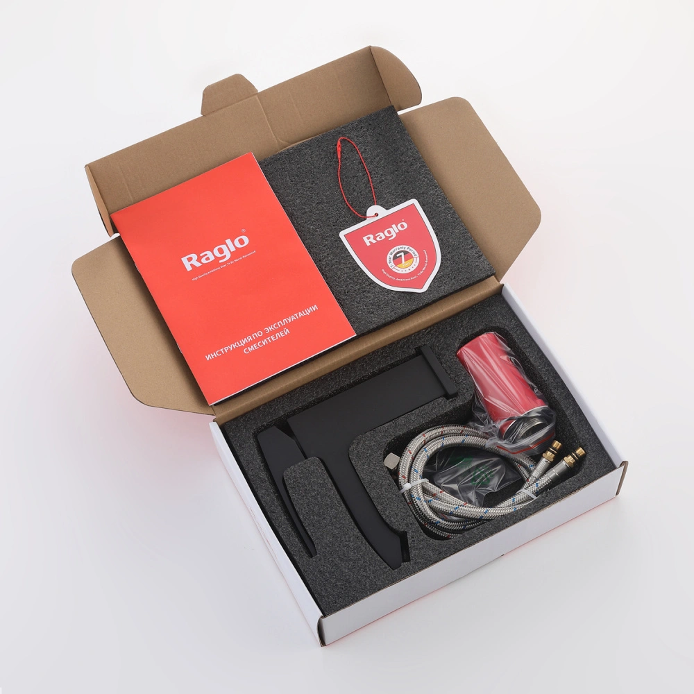 Смеситель для раковины Raglo R01.10.06, черный от магазина Vanna-Vanna.ru!