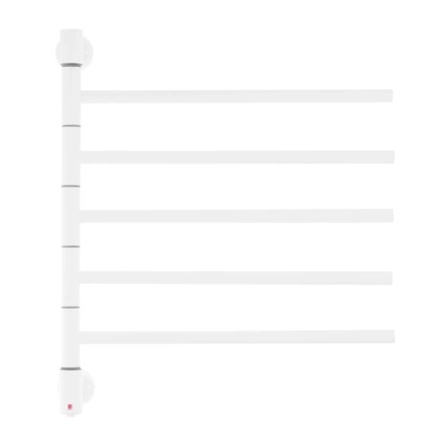 Полотенцесушитель электрический Energy I - G5 белый матовый, поворотные секции, скрытое/наружное подключение от магазина Vanna-Vanna.ru!