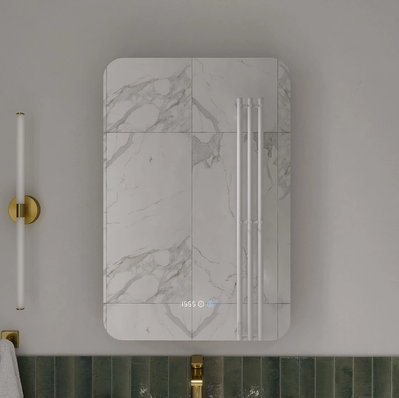 Зеркало-шкаф EQUIL Desert 57 с подсветкой, R, амарок от магазина Vanna-Vanna.ru!