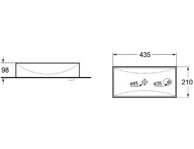 Раковина SantiLine SL-2009LMB накладная, черный матовый от магазина Vanna-Vanna.ru!