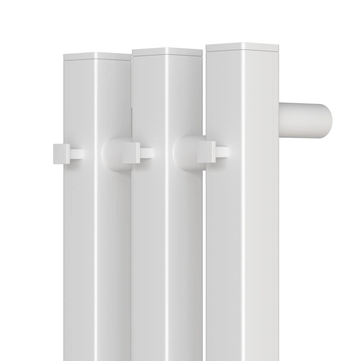 Полотенцесушитель электрический APEXTERMO Sirius SR10112WM 1100x120 с крючками, белый матовый от магазина Vanna-Vanna.ru!