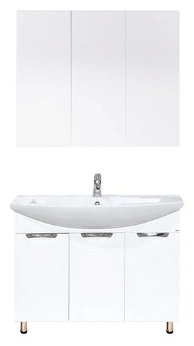 Тумба с раковиной Misty Лаванда 105 белый от магазина Vanna-Vanna.ru!