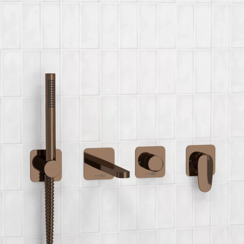 Смеситель для ванны WasserKraft Asphe A7751.287.289.290.292.291 розовое золото от магазина Vanna-Vanna.ru!