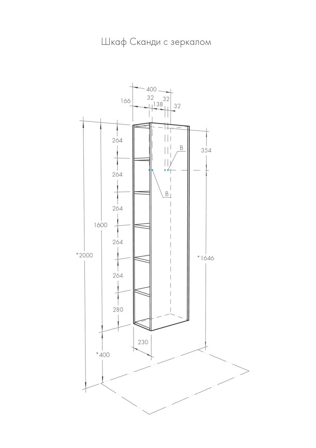 Пенал Aquaton Сканди 30 L/R подвесной, белый, дуб верона от магазина Vanna-Vanna.ru!