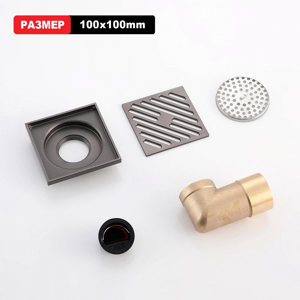 Душевой трап Raglo R606.10.09, графит от магазина Vanna-Vanna.ru!
