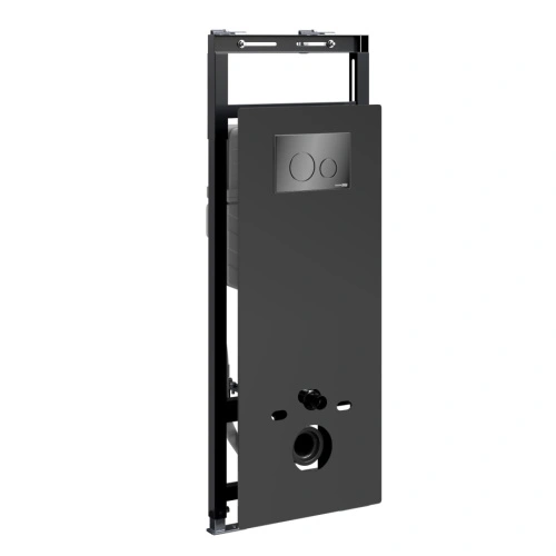 Инсталляция WasserKraft Salm 27TLT.010.ME.BL.PB02 для подвесного унитаза, с кнопкой от магазина Vanna-Vanna.ru!