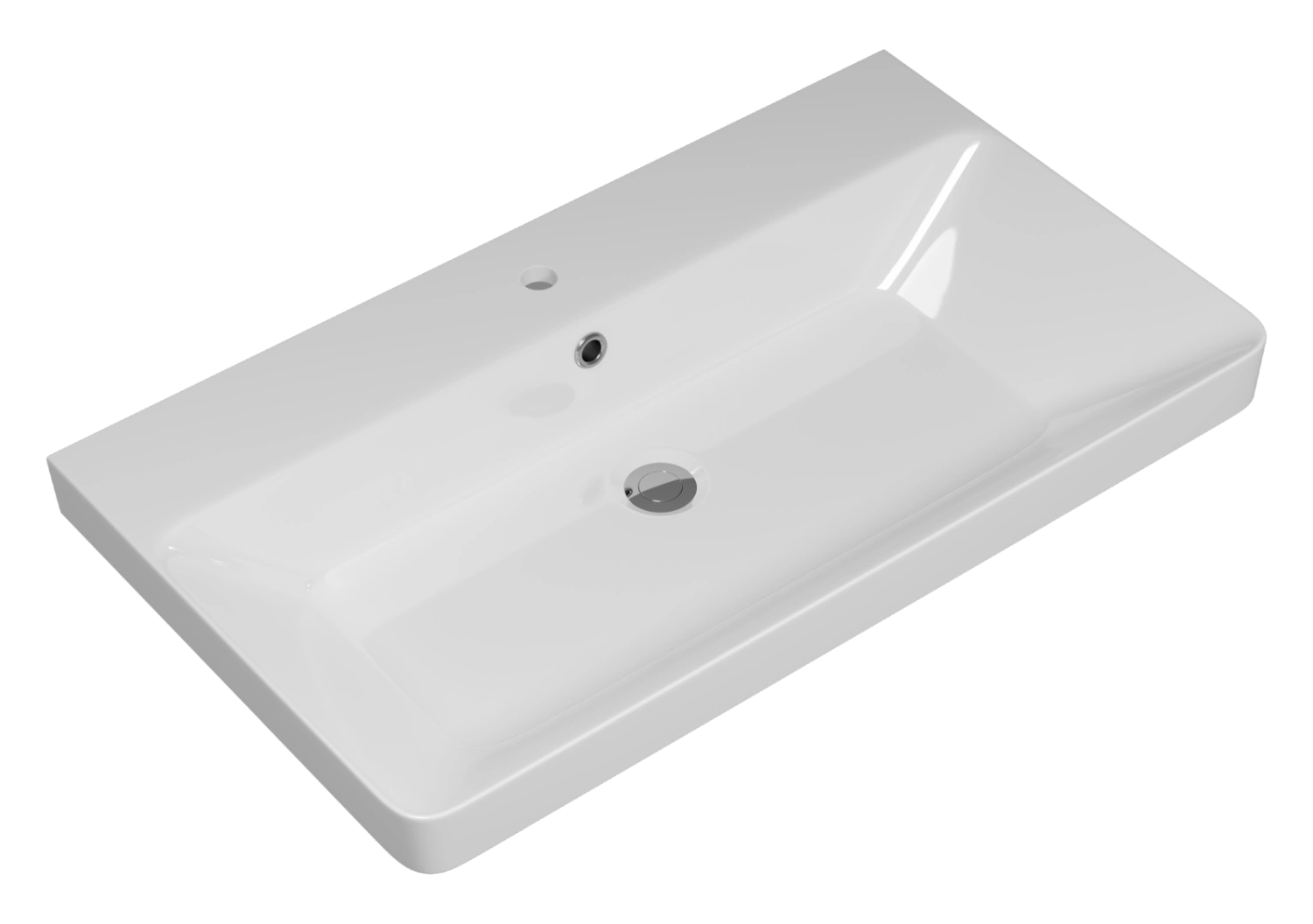 Тумба с раковиной Brevita Victory 80 подвесная, зеленый от магазина Vanna-Vanna.ru!