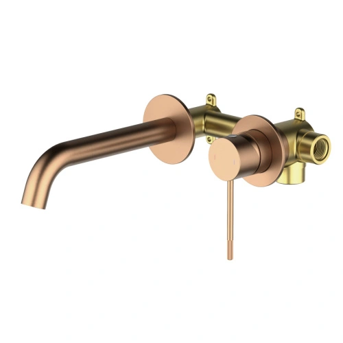Смеситель для раковины встроенный Timo Saona 2372/19SM розовое золото от магазина Vanna-Vanna.ru!