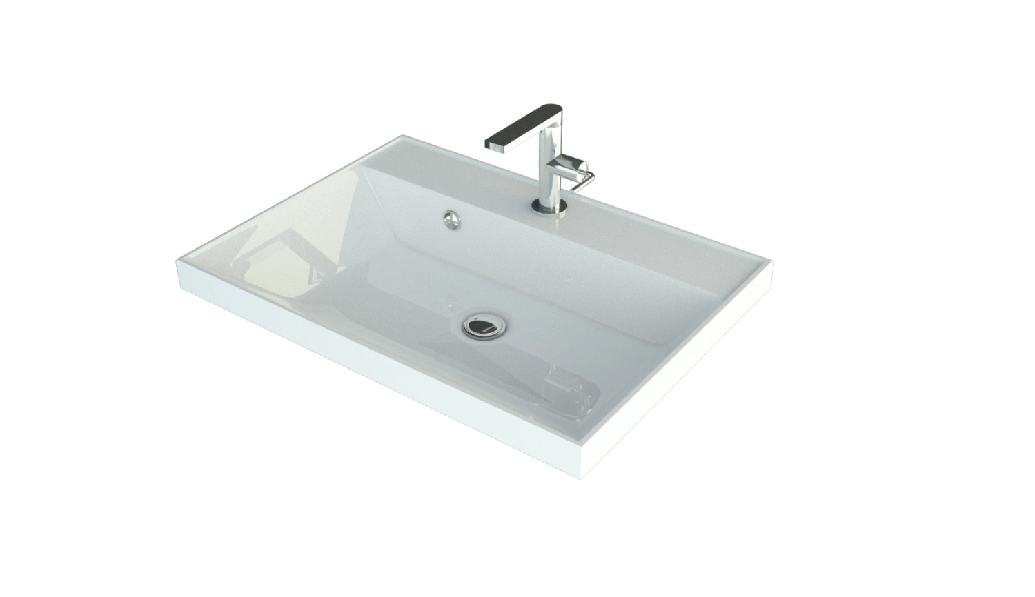 Тумба напольная Style Line "Матис 80" с раковиной ASTI 80 белый, (2 ящика), Олива от магазина Vanna-Vanna.ru!