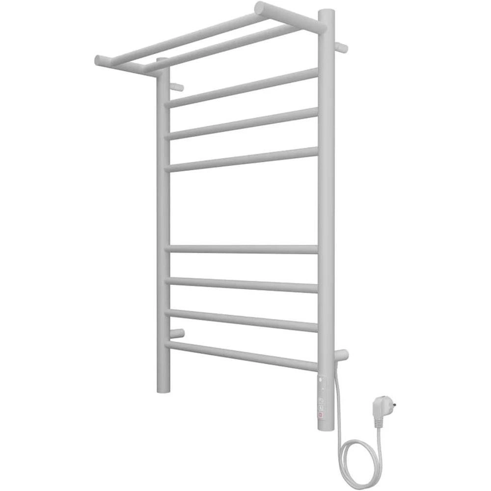 Полотенцесушитель электрический с полкой Terminus Аврора П8 50х80 КС 903, белый матовый от магазина Vanna-Vanna.ru!