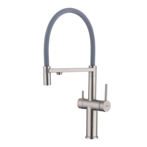 Смеситель для кухни с подключением фильтра Raglo R20.63.05, сатин от магазина Vanna-Vanna.ru!