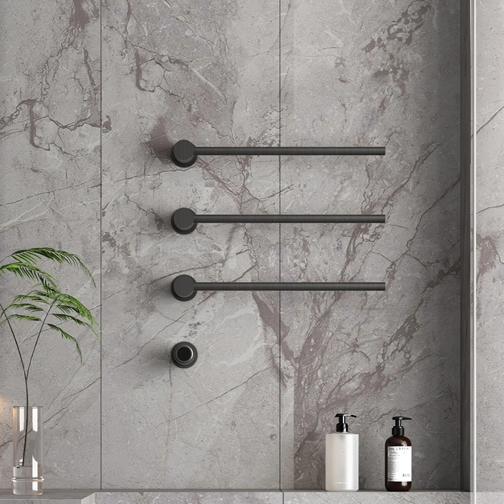 Полотенцесушитель электрический RAGLO R350.51.09 встраиваемый сенсорный с терморегулятором, графит от магазина Vanna-Vanna.ru!