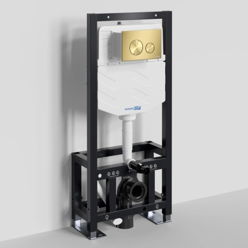 Инсталляция WasserKraft Dill 61TLT.010.ME.MG02 для подвесного унитаза, с кнопкой от магазина Vanna-Vanna.ru!