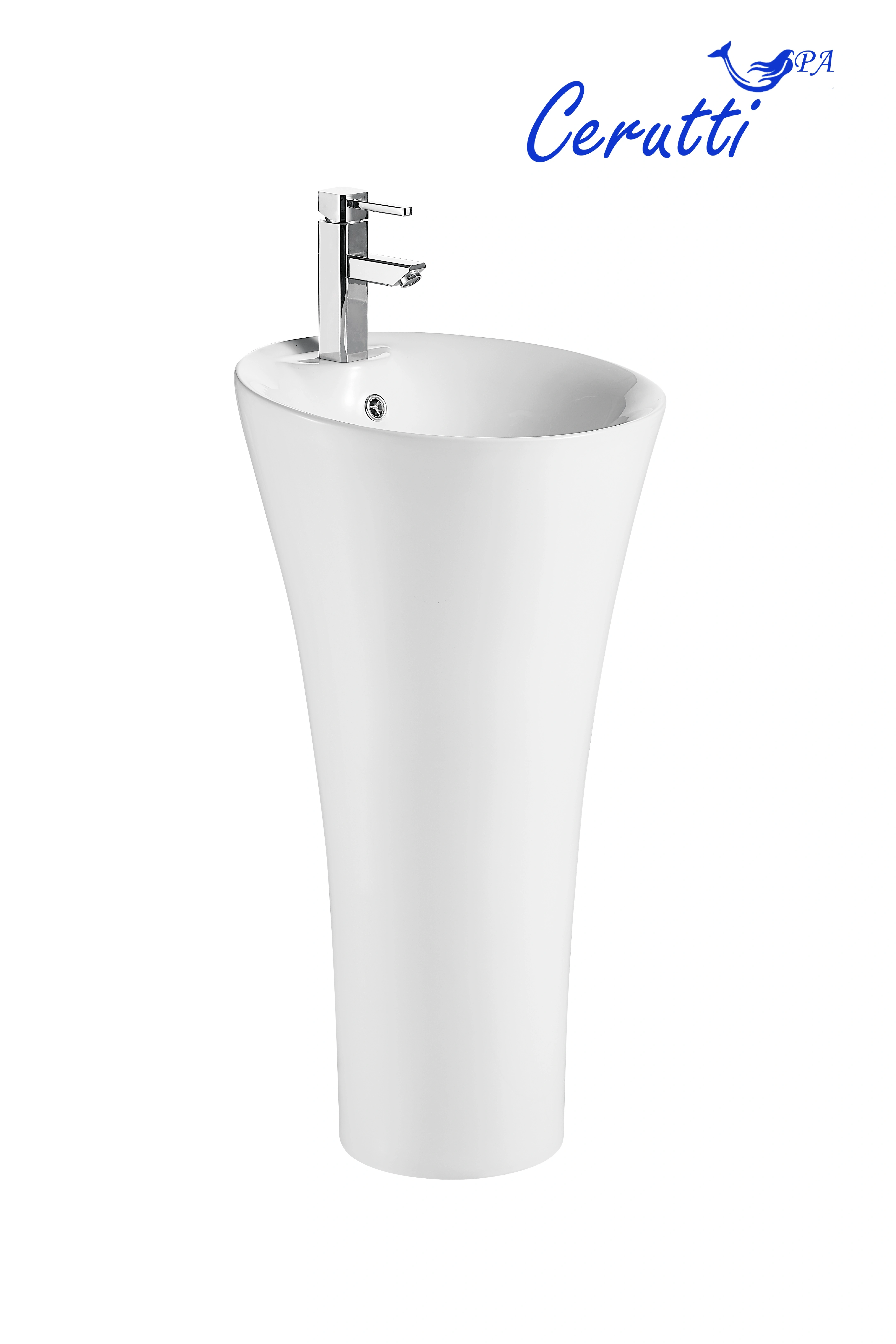 Раковина Ceruttispa ADELINA напольная 455x455x870 от магазина Vanna-Vanna.ru!