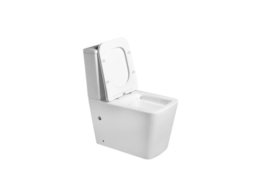 Унитаз SantiLine SL-5017 напольный, безободковый, белый от магазина Vanna-Vanna.ru!