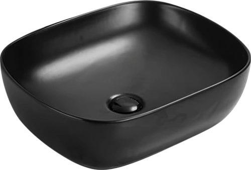 Раковина SantiLine SL-1105MB накладная, черный матовый от магазина Vanna-Vanna.ru!