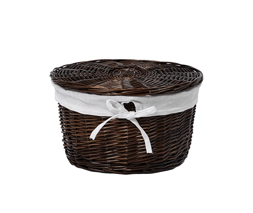 Корзина WasserKraft Donau WB-530-L темно-коричневая от магазина Vanna-Vanna.ru!