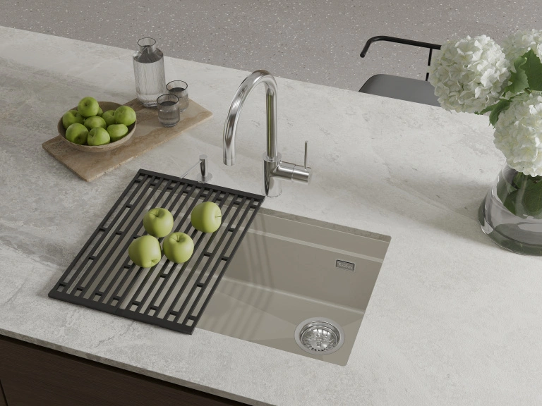 Кухонная мойка Rivelato LINO LN-654-R, топаз от магазина Vanna-Vanna.ru!
