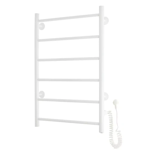 Полотенцесушитель электрический Domoterm Классик DMT 109-6 50х80 EK R правый, белый матовый от магазина Vanna-Vanna.ru!