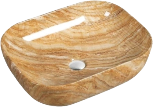 Раковина SantiLine SL-7025 накладная, мрамор