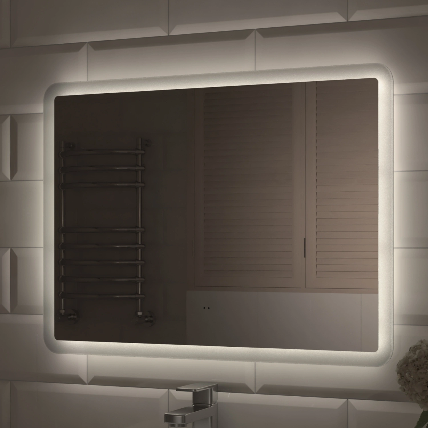 Зеркало Vigo Wing Classic 80 свет, сенсор