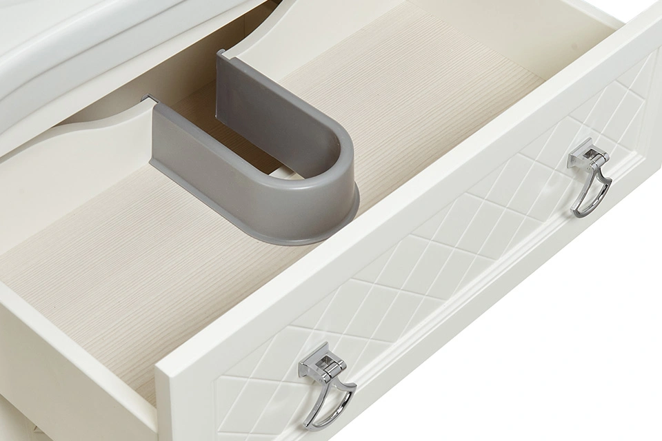 Мебель для ванной ASB Woodline Верано 85 комплект, подвесной, бежевый, хром от магазина Vanna-Vanna.ru!